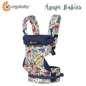 [10 year local warranty] Ergobaby 360 4-Position Baby Carrier - Keith Haring Pop (LIMITED EDITION)