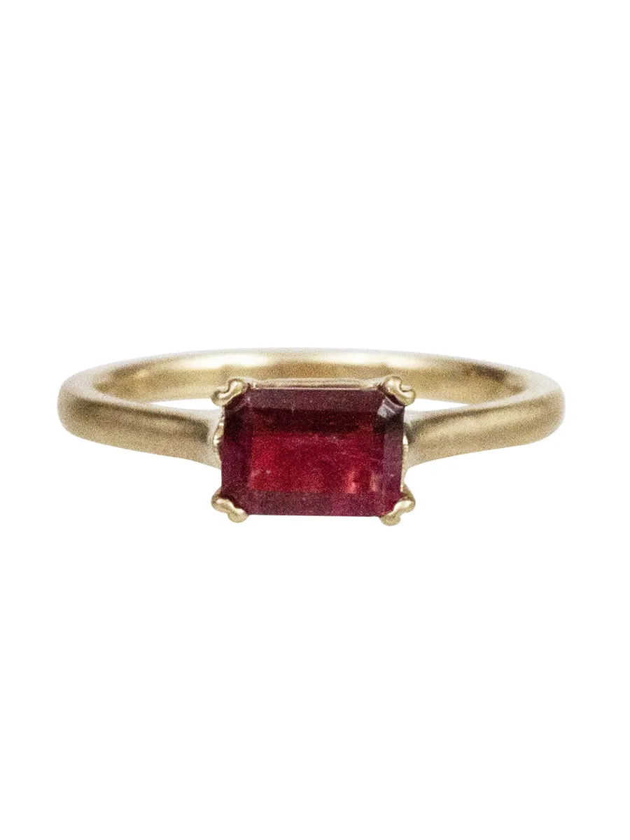 14K Tourmaline Capri Ring