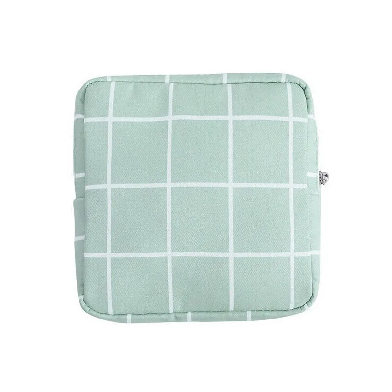 1Pc Mini Waterproof Flannel Storage Bag Coin Credit Card Cosmetics Cotton Strips Business Trip Travel