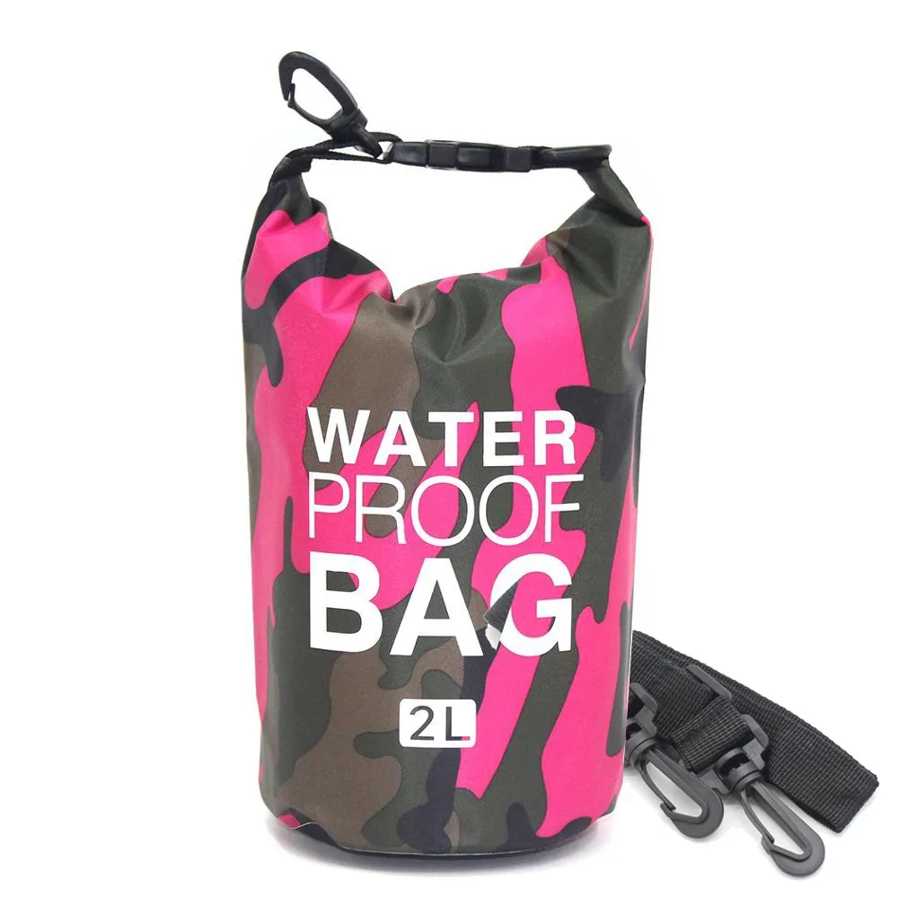 2/5/10/15L Outdoor Camouflage Waterproof Portable dry bag