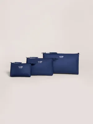 3-piece Pouch Set | Navy