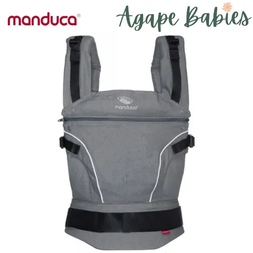 [3 Years Local Warranty] Manduca Pure Cotton Baby Carrier - Dark Grey