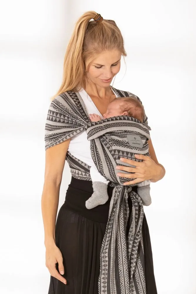 [3 Years Local Warranty] Manduca Twist Baby Carrier - BellyButton Boho Black