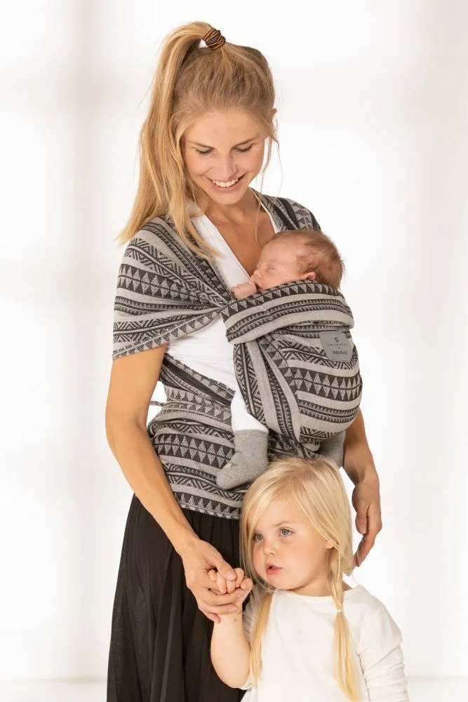 [3 Years Local Warranty] Manduca Twist Baby Carrier - BellyButton Boho Black