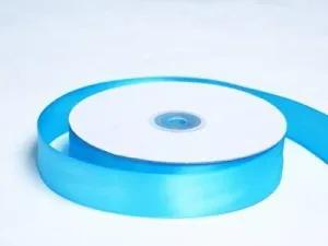 50 Yards 1" DIY Turquoise Satin Ribbon Wedding Party Dress Favor Gift Craft