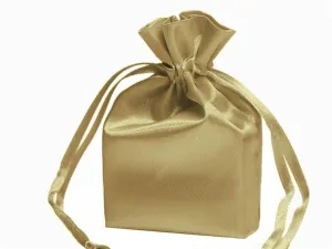 5x7 Champagne Elegant Satin Bags - 12 pcs