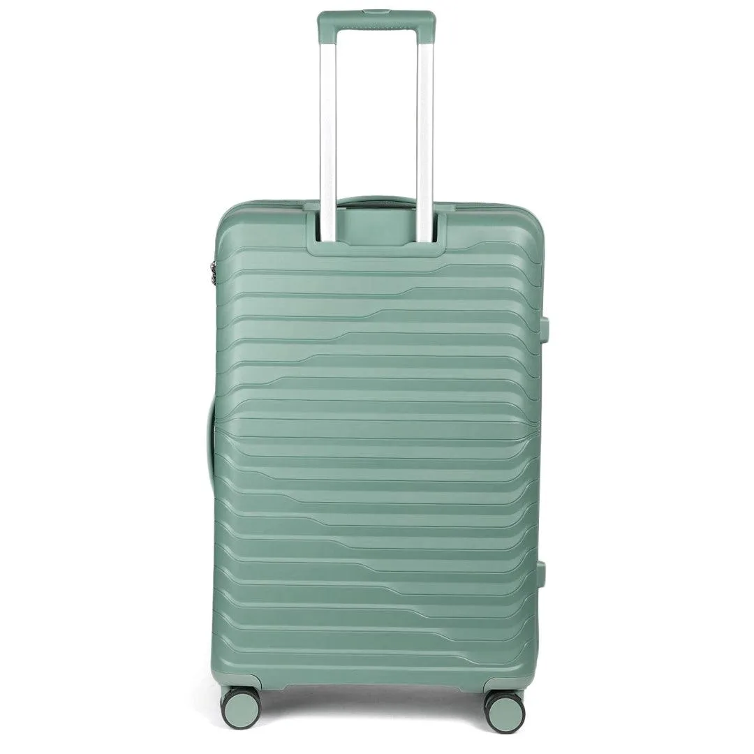 American Flyer Luggage Bag 28 Inch Check-in Luggage Trolly - Dark Green