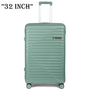 American Flyer Luggage Bag 32 Inch Check-in Luggage Trolly - Dark Green