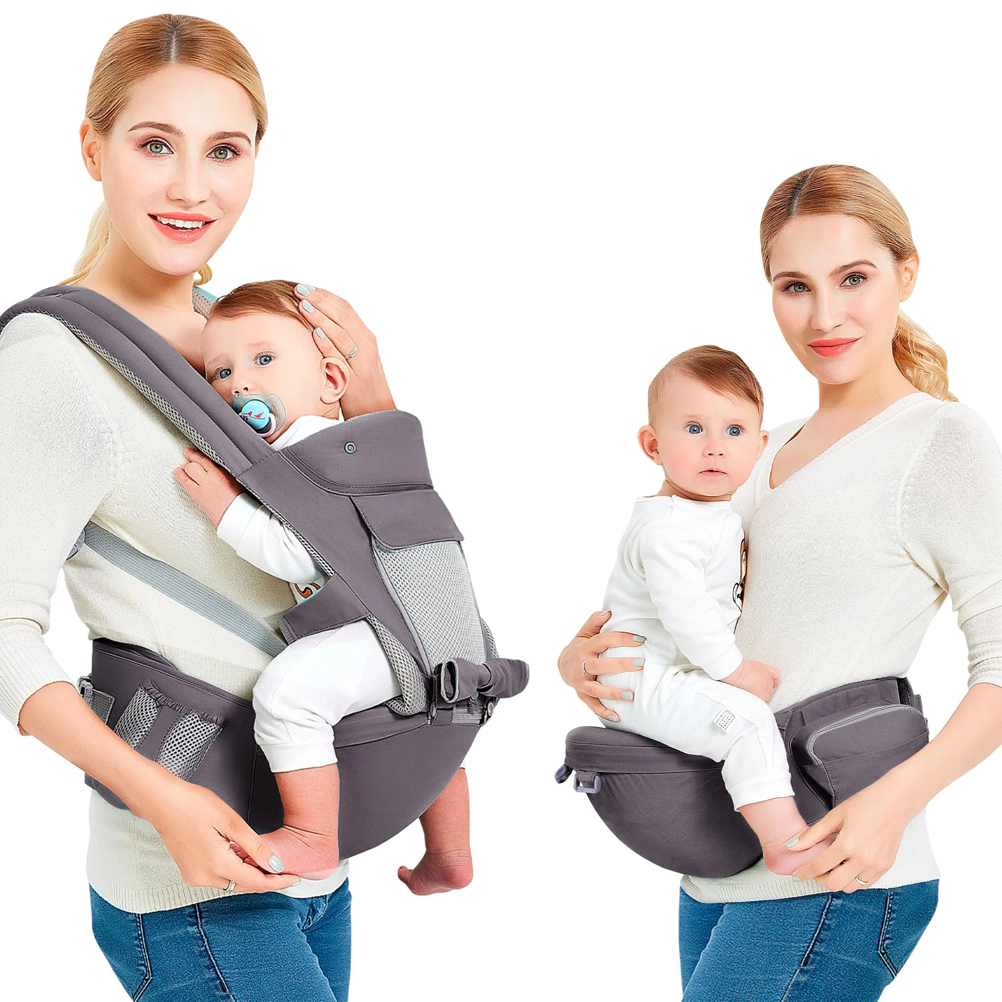 Baby Carrier with Hip Seat