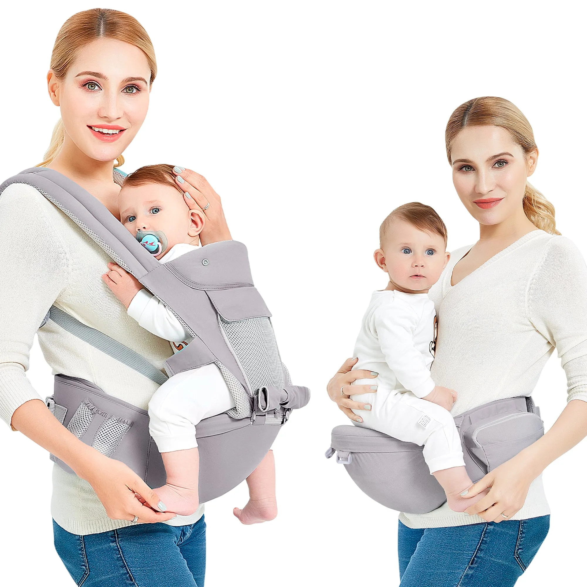 Baby Carrier with Hip Seat