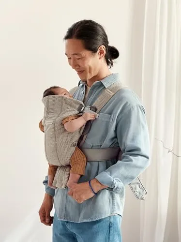 BabyBjörn Baby Carrier Mini – Adjustable, Easy-to-Use Ergonomic Carrier for Newborns and Infants (7-24 lbs)