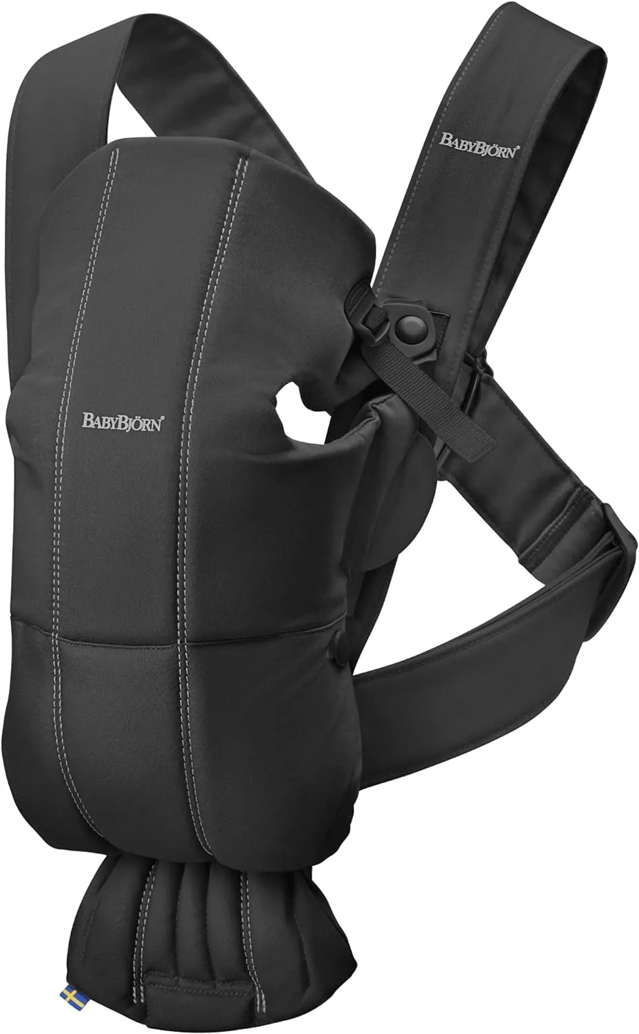 BabyBjörn Baby Carrier Mini – Adjustable, Easy-to-Use Ergonomic Carrier for Newborns and Infants (7-24 lbs)