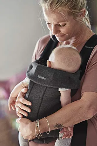 BabyBjörn Baby Carrier Mini – Adjustable, Easy-to-Use Ergonomic Carrier for Newborns and Infants (7-24 lbs)