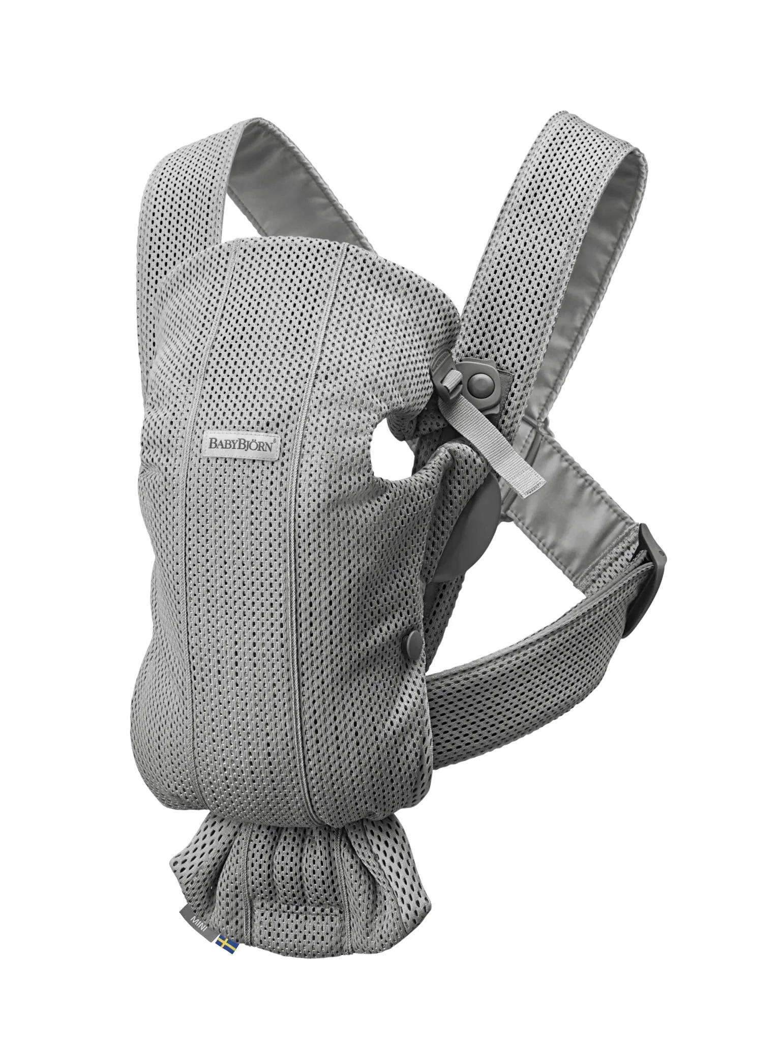 BabyBjörn Baby Carrier Mini – Adjustable, Easy-to-Use Ergonomic Carrier for Newborns and Infants (7-24 lbs)