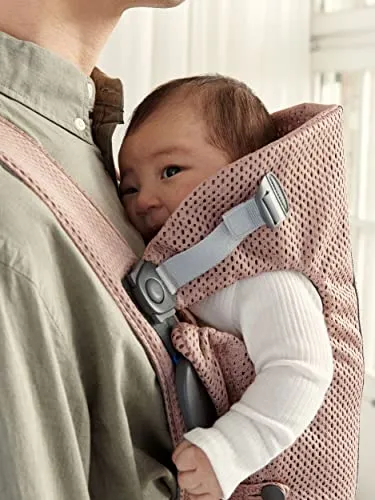 BabyBjörn Baby Carrier Mini – Adjustable, Easy-to-Use Ergonomic Carrier for Newborns and Infants (7-24 lbs)