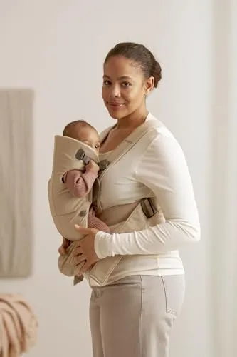 BabyBjörn Baby Carrier Mini – Adjustable, Easy-to-Use Ergonomic Carrier for Newborns and Infants (7-24 lbs)