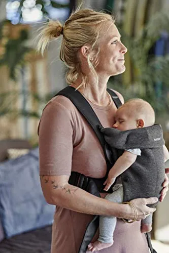 BabyBjörn Baby Carrier Mini – Adjustable, Easy-to-Use Ergonomic Carrier for Newborns and Infants (7-24 lbs)