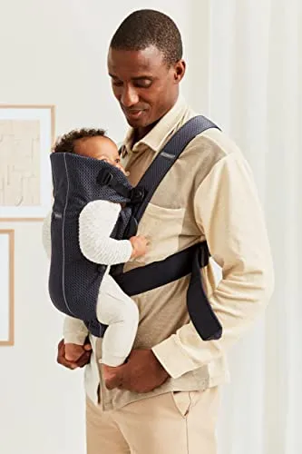 BabyBjörn Baby Carrier Mini – Adjustable, Easy-to-Use Ergonomic Carrier for Newborns and Infants (7-24 lbs)