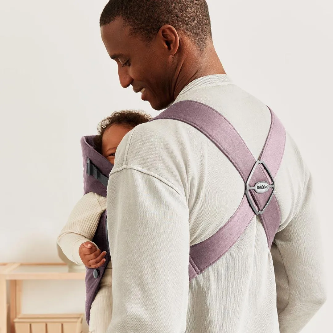 BabyBjörn Mini Cotton Baby Carrier - Dark Purple