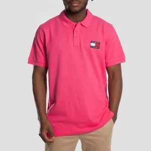 Badge Lightweight Polo - Crimson