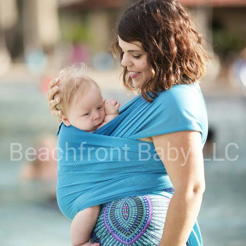 Beachfront Baby Water Wrap Caribbean Blue