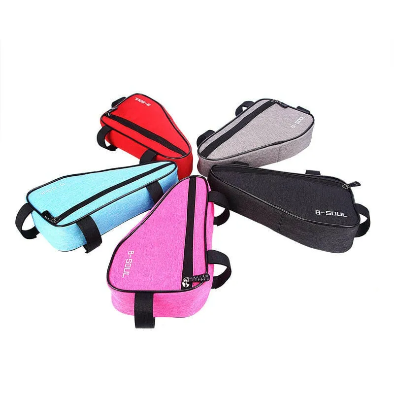 Bike Bicycle Bag Waterproof Triangle Bike Bag Front Tube Frame Bag Mountain Bike Triangle Pouch Frame Holder Bicycle Accessories