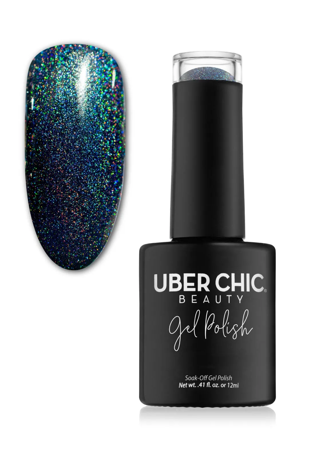 Black Magic - Holographic Gel Polish - Uber Chic 12ml