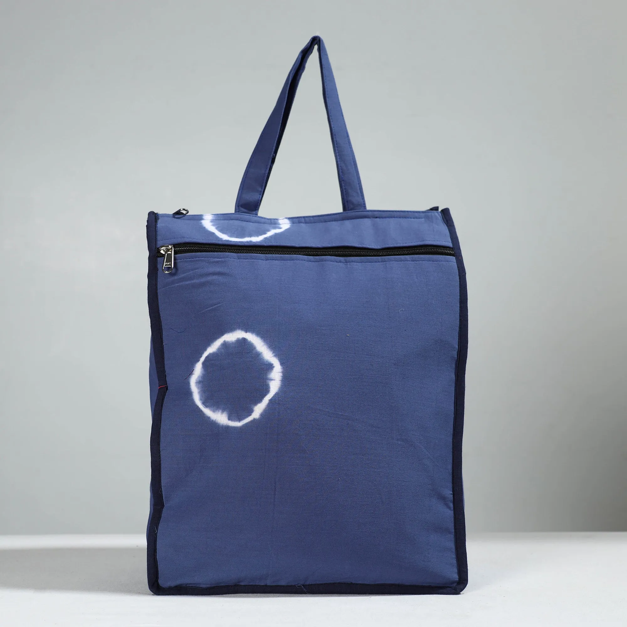 Blue - Handcrafted Cotton Shopping Bag 26