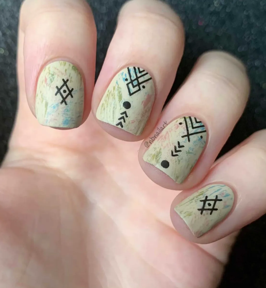 Boho Chic Alphabet - Uber Chic Mini Stamping Plate