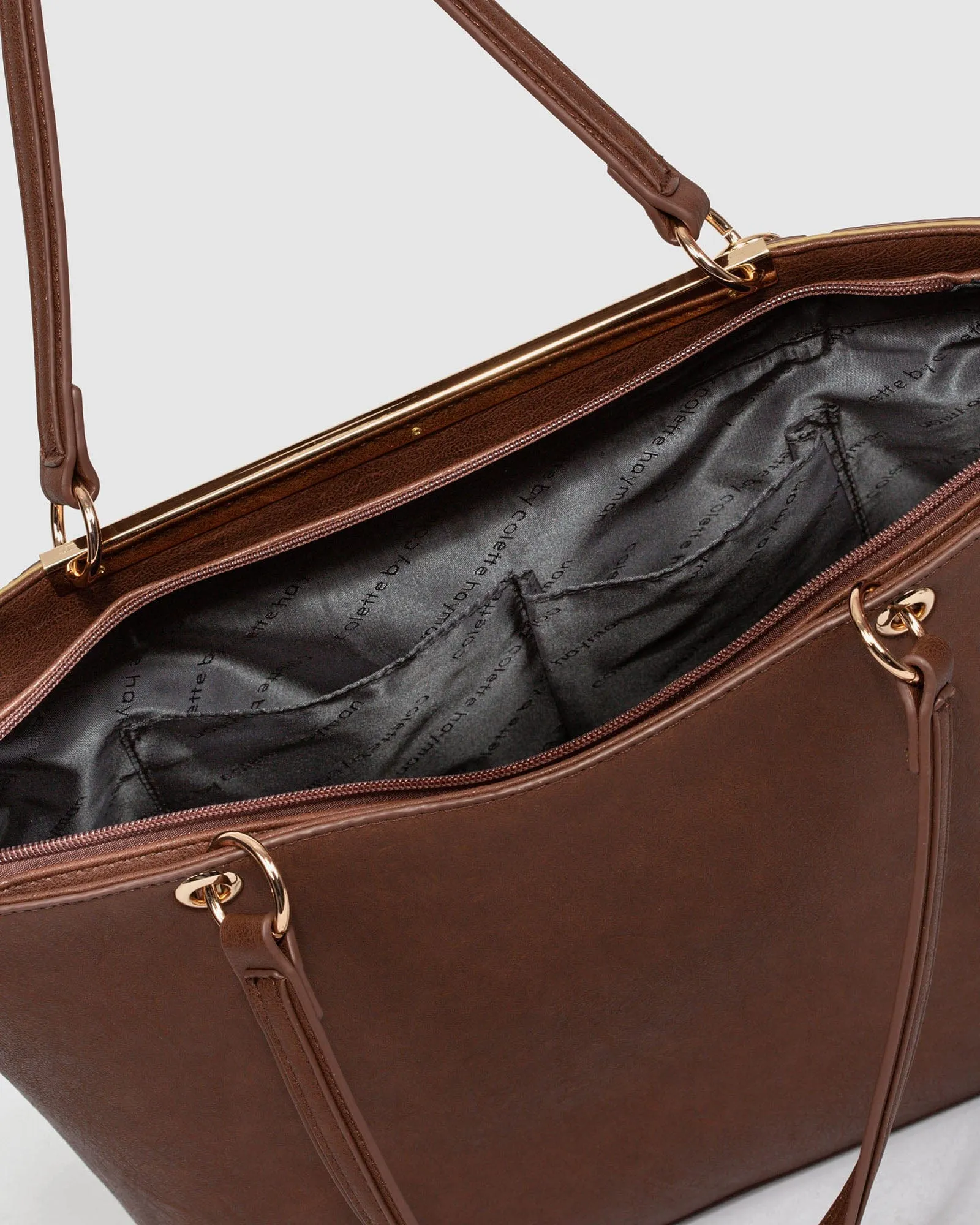 Brown Erica Limited Edition Panel Tote Bag