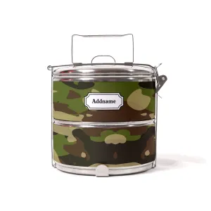 Camo Two-Tier Tiffin Carrier