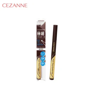 Cezanne Ultrathin Super Sharp Eye Liner EX,0.1mm, 00 Brown Black