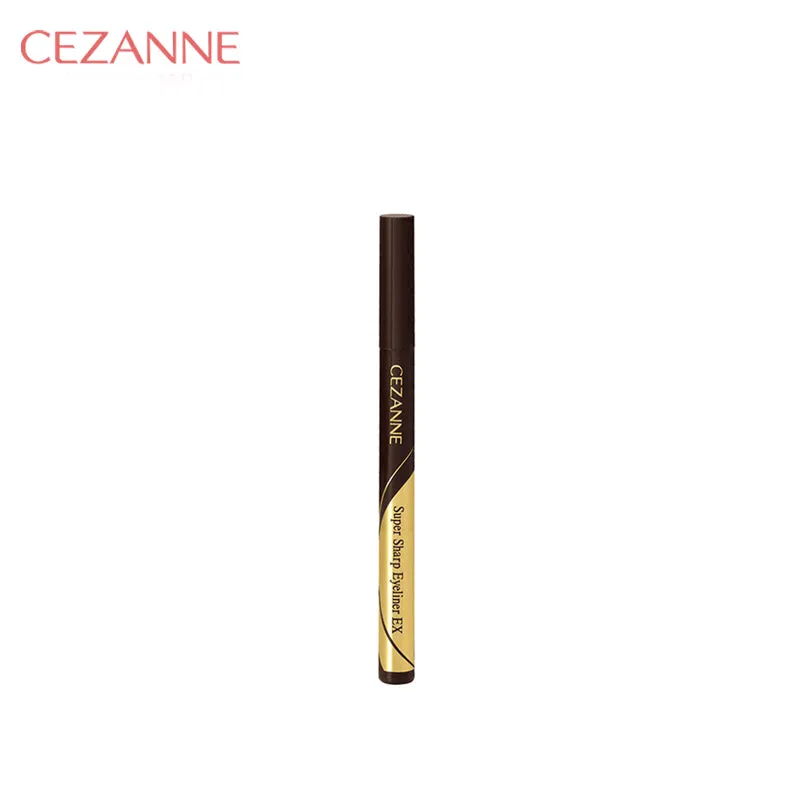 Cezanne Ultrathin Super Sharp Eye Liner EX,0.1mm, 00 Brown Black