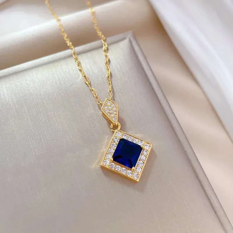 Chic Blue Crystal Set