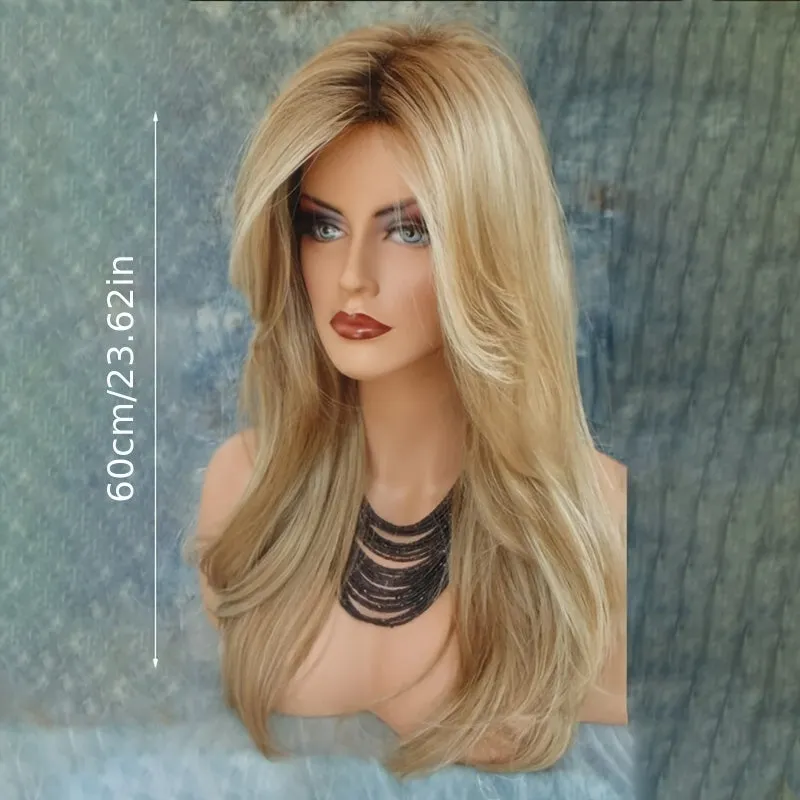 Chic Brown & Golden Wig