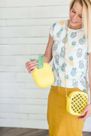 Chic Pineapple Crossbody