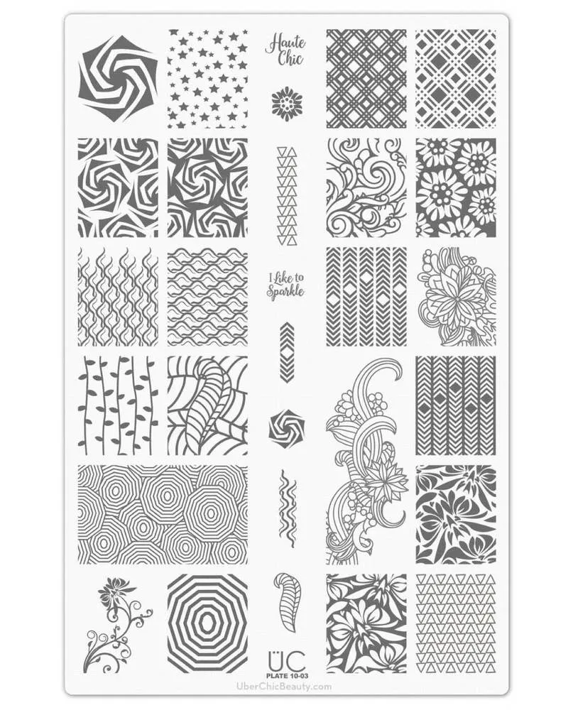 Collection 10 - Uber Chic Stamping Plates