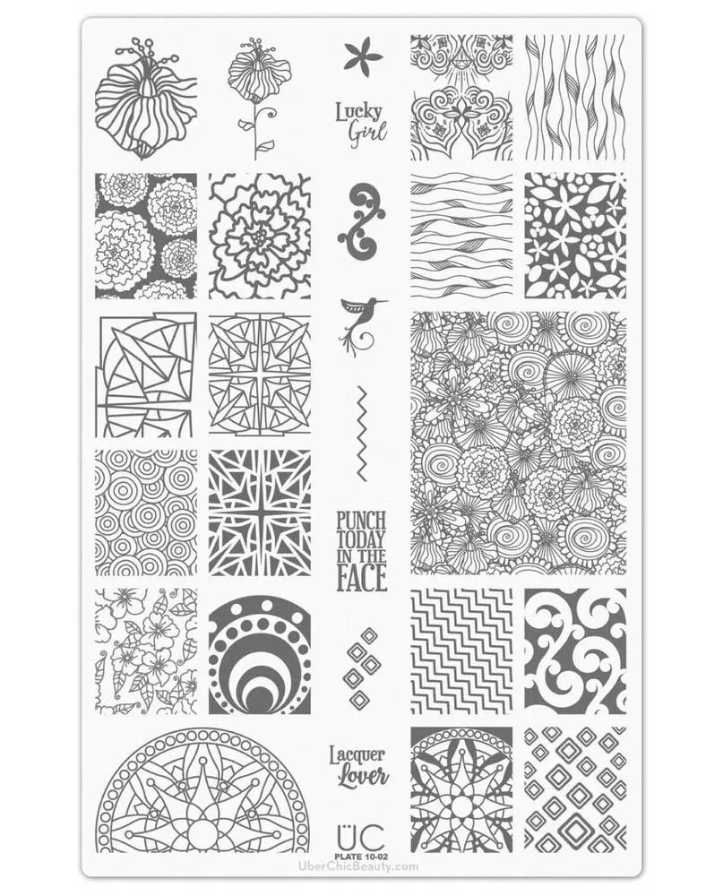 Collection 10 - Uber Chic Stamping Plates