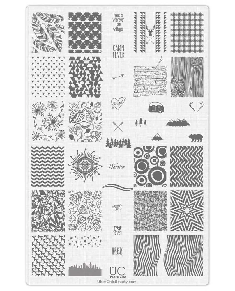 Collection 2 - Uber Chic Stamping Plates