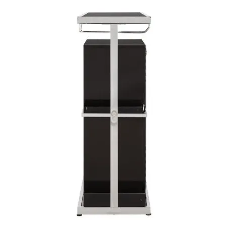 Contemporary Bar Unit, Glossy Black