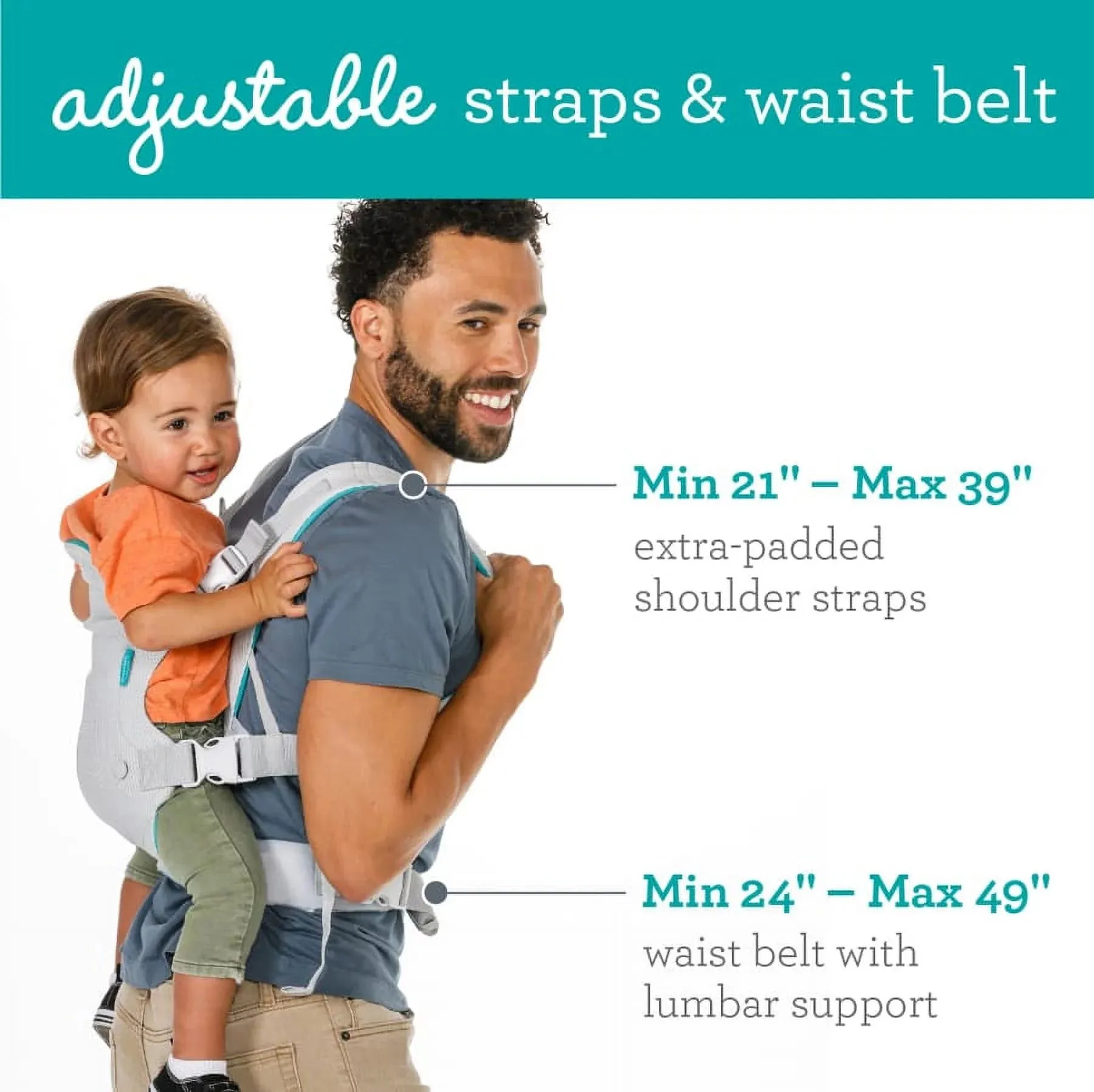 Convertible Baby Carrier | Light & Airy, 4 Positions,8-32 Flip 4-In-1