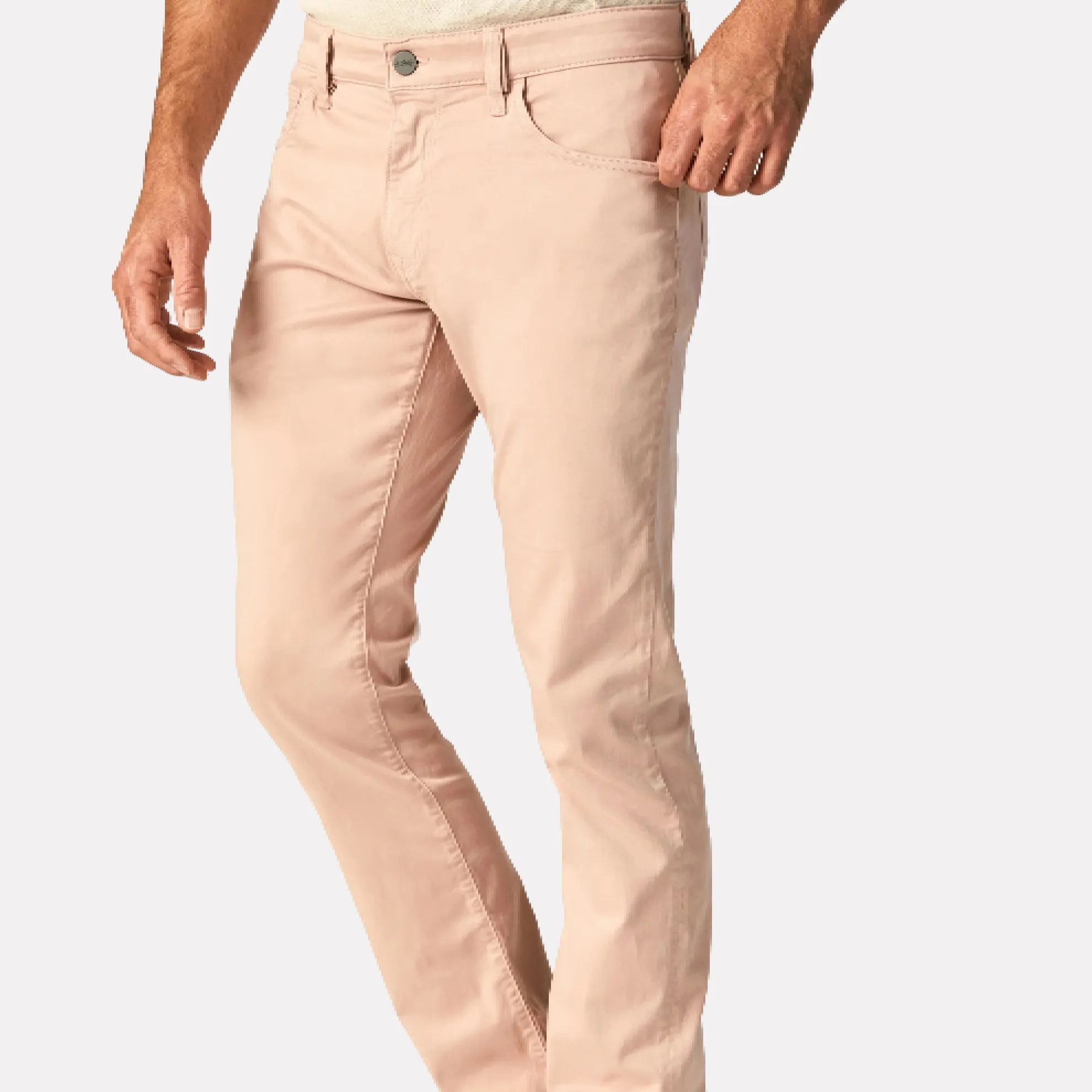 Cool Slim Fit Tapered Leg Jean / Rose Twill