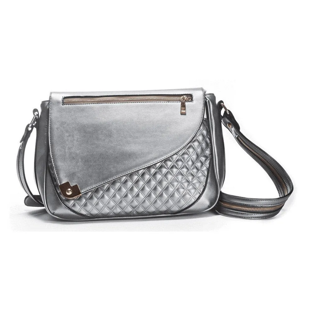 Cosmos iPad Crossbody Metallic Silver