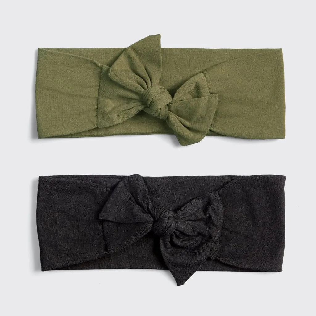 Cotton Adjustable Headband 2pc