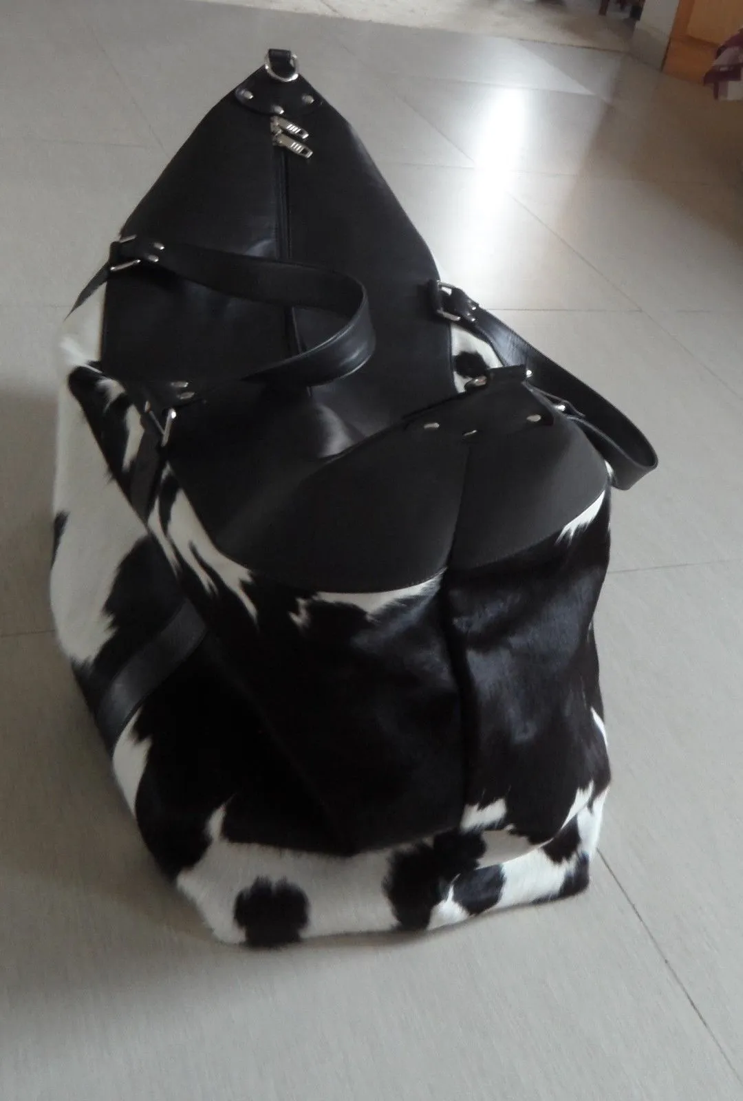 Cowhide Weekender Bag