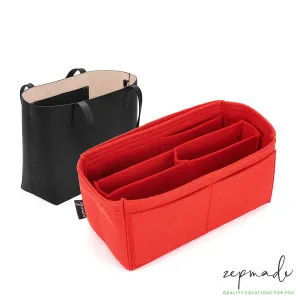 Cuyana Tote Organization Insert, Bag Organizer with Middle Compartment and Exterior Pockets