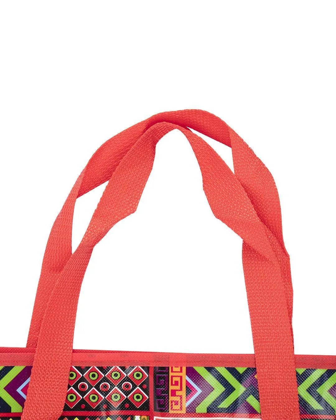 Donati Shopping Bag, Red, Plastic