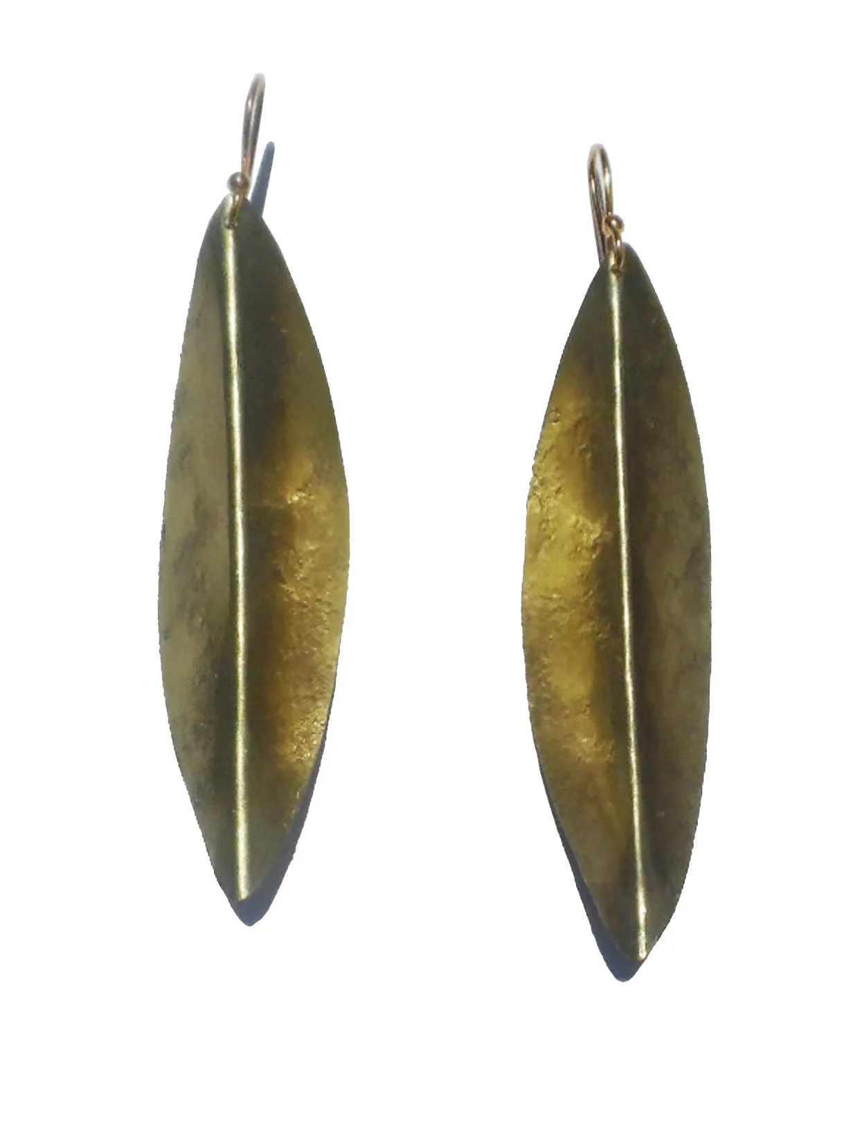 Earrings Arrow In Patina