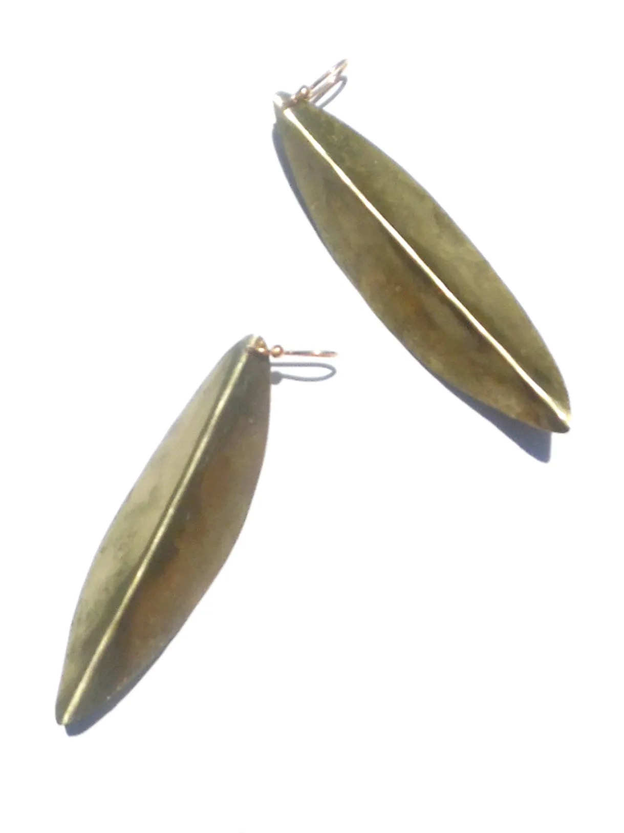 Earrings Arrow In Patina