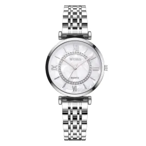 Elegant Solid Color Quartz Women's Watches